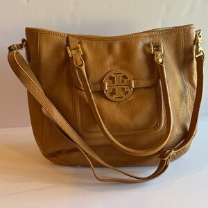 Tory Burch Brown Leather Tote
